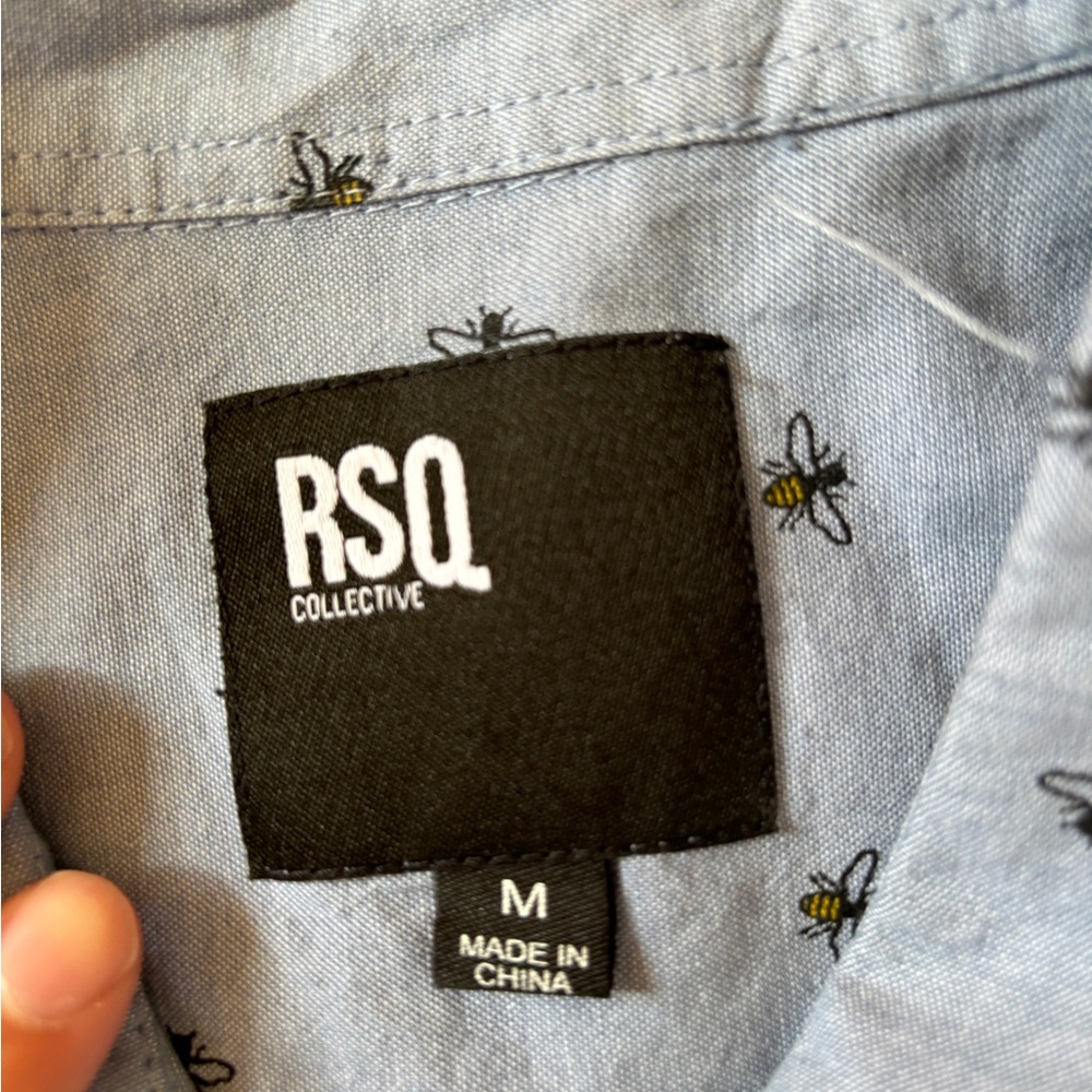 RSQ Patterned Button Down - Picture 2 of 2